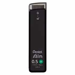 Pentel Ain Leads Refill for Mechanical Pencil | 0.5mm | H | 40pcs