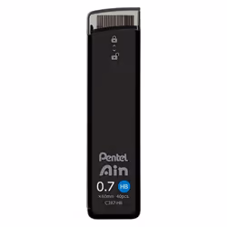 Pentel Ain Leads Refill for Mechanical Pencil | 0.7mm | HB | 40pcs