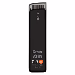 Pentel Ain Leads Refill - 0.9mm 2B