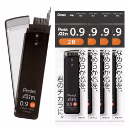 Pentel XC289-2B Pentel Ain 0.9mm 2B 5pcs Sharp Leads