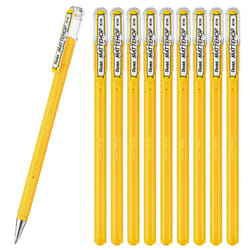Pentel Matte Hop Yellow Color Ballpoint Pen  10 Count K110-VG