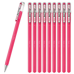Pentel Matte Hop Pink Color Ballpoint Pen  10 Count K110-VP