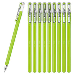 Pentel Color Ballpoint Pen Matte Hop Yellow Green 10 Pens K110-VK