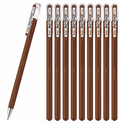Pentel Color Ballpoint Pen Matte Hop Brown 10 Pens K110-VE