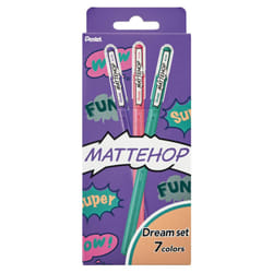 Pentel Ballpoint Pen Color Matte Hop Dream 7 Colors K110-V7STC