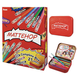 Pentel Ballpoint Pen Color Matte Hop Complete Set  21 Colors K110-V21ST