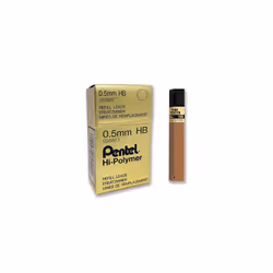 Pentel Hi-Polymer Lead Refill 0.5mm (Box of 12) (HB)