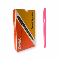 Pentel Sign Pen - Pink  Pack of 12  S520-P