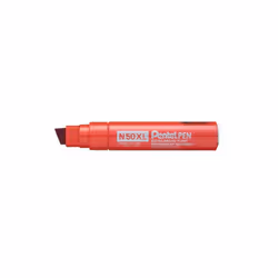Pentel N50XL permanent marker Red Chisel tip 6 pc(s)