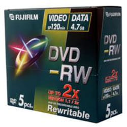 Fujifilm DVD-RW 4.7GB 2x. 5-Pk 5 pc(s)