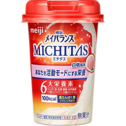 Meiji Maybalance Mititas Mei Balance Michitas White Peach Flavor 125ml Cheer Pack Maybalance