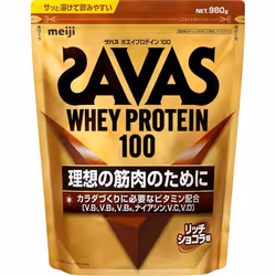 Meiji Zavas Whey Protein 100 Rich Chocolat Large Bag 980g ZABAS ZABAS