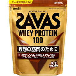 Meiji Zavas Whey Protein 100 Rich Chocolat Large Bag 980g ZABAS ZABAS