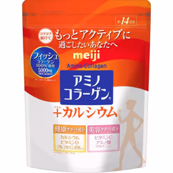 Meiji Amino Collagen Plus Calcium 98g Beautiful Skin Collagen