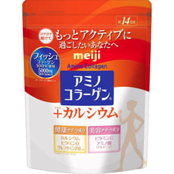 Meiji Amino Collagen Plus Calcium 98g Beautiful Skin Collagen