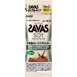 Meiji Zavas Soy Protein 100 Cocoa Flavor Trial Type 10.5g ZABAS ZABAS