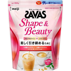 Meiji Zavas Four Woman Shape and Beauty Milk Tea Flavor 45 servings 900g ZABAS Protein ZABAS