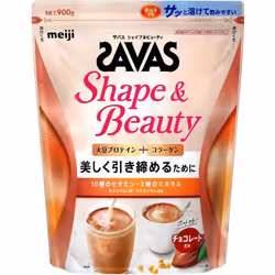 Meiji Zavas Four Woman Shape & Beauty Chocolate Flavor 900g ZABAS Protein ZABAS