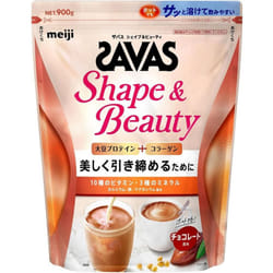 Meiji Zavas Four Woman Shape &amp; Beauty Chocolate Flavor 900g ZABAS Protein ZABAS