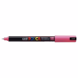 POSCA uni PC-1MR, 1 pc(s), Pink, Bullet tip, Black, Pink, 0.7 mm, Water-based ink
