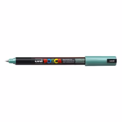 POSCA uni PC-1MR, 1 pc(s), Green, Bullet tip, Black, Green, 0.7 mm, Water-based ink