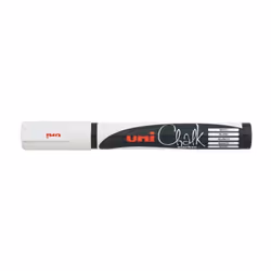Uni-Ball ChalkGlass Chalk, White, Bullet