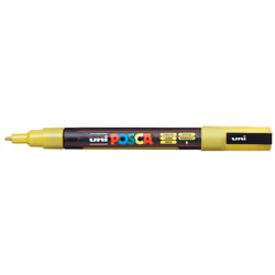 POSCA PC-3M Sunshine Yellow, Yellow, Multicolour, Sunshine Yellow, 1 colours, Fine, Water-based ink