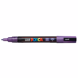 POSCA PC-3M Sparkling Violet, Violet, Multicolour, Sparkling Violet, 1 colours, Fine, Water-based ink