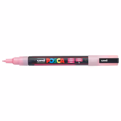 POSCA PC-3M Sparkling Pink, Pink, Multicolour, Sparkling Pink, 1 colours, Fine, Water-based ink