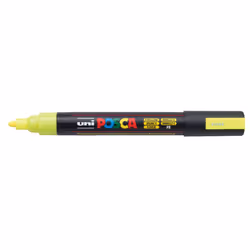 POSCA PC-5M Fluorescent Yellow, Yellow, Multicolour, Fluorescent Yellow, 1 colours, Medium, Water-based ink