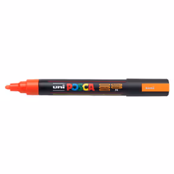 POSCA PC-5M Fluorescent Orange, Orange, Multicolour, Fluorescent Orange, 1 colours, Medium, Water-based ink