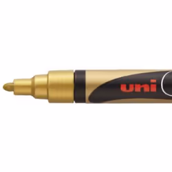 Uni-Ball ChalkGlass PWE5M OR chalk marker Gold 1 pc(s)