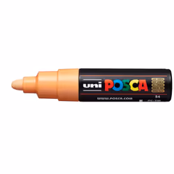 POSCA PC-7M Light Orange, Light orange, Multicolour, 1 colours, Water-based ink, Bullet tip, Round