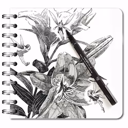 Uni Pin Fineliner Drawing Pen - 0.1mm Nib - Light Grey Ink - Single - Additional view 4