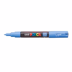POSCA PC-1MC Sky Blue, Blue, Multicolour, Sky Blue, 1 colours, Extra Fine, Water-based ink