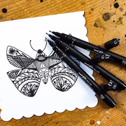 Uni-Ball Pin 1.2 fineliner Black 1 pc(s)