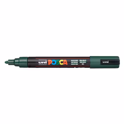 POSCA PC-5M English Green, Green, Multicolour, English Green, 1 colours, Medium, Water-based ink