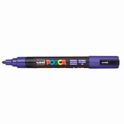 POSCA PC-5M Prussian blue, Blue, Multicolour, Prussian blue, 1 colours, Medium, Water-based ink
