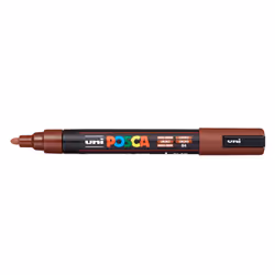 POSCA PC-5M Cacao, Brown, Multicolour, Cacao, 1 colours, Medium, Water-based ink