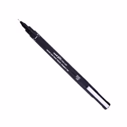 Uni-Ball PIN01-200(S) Pigment Ink Fine Line Pen 0.1mm Tip Black (Pack