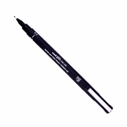 Uni-Ball PIN05-200(S) Pigment Ink Fine Line Pen 0.5mm Tip Black (Pack