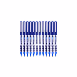 uni-ball uniball Eye Micro Rollerball Pen  UB-150 Liquid Ink Blue Pack 12