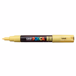 POSCA PC-1MC Yellow, Yellow, Multicolour, 1 colours, Extra Fine, Water-based ink, Bullet tip