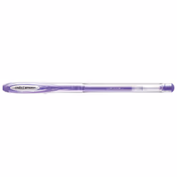 Uni-Ball Signo , Clip-on retractable pen, Violet, Violet, Plastic, 1 mm
