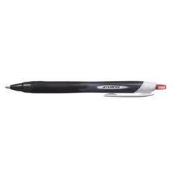 Uni-Ball Jetstream UniBall, Clip-on retractable pen, Black, Red, White, Red, 1 mm, Ambidextrous, CE