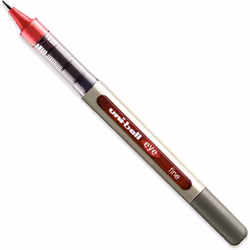 Uni-Ball EYE - UB-157 Rollerball Pens - 0.7mm Nib - Wine Red Ink - Single