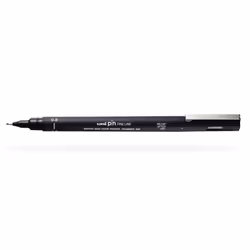 Uni-Ball Pin 05200 N, 1 pc(s), Black, Fine tip, Black, Round, 0.5 mm