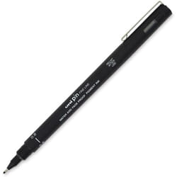 Uni Pin Fineliner Drawing Pen - 0.8mm Nib - Black Ink - Single