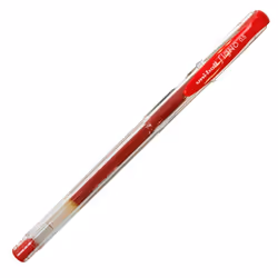 Uni-ball Signo UM-100 0.5mm Gel Ink Rollerball Pen  Red 10 pcs Box
