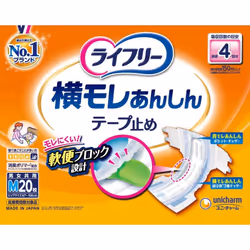 Unicharm Lifree M 20sheets Tape Fixing Type Disposable diapers for adults: tape-on type Tape Fixing Type